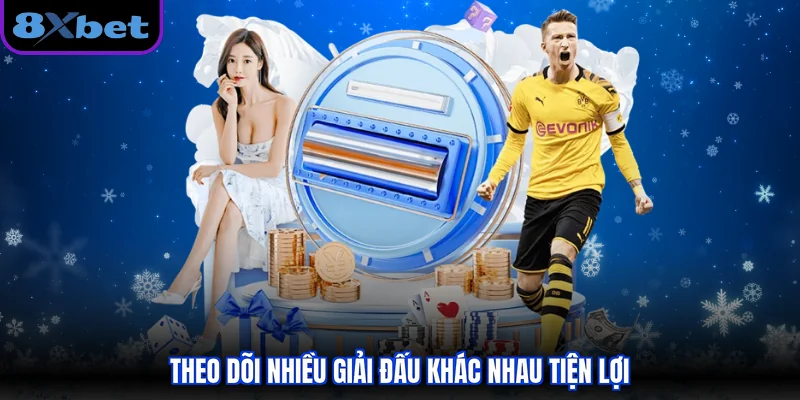 Theo dõi nhiều giải đấu khác nhau tiện lợi